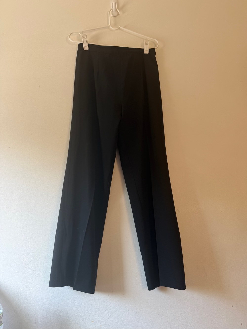 Brooks Black Wide-Leg Dress Pants